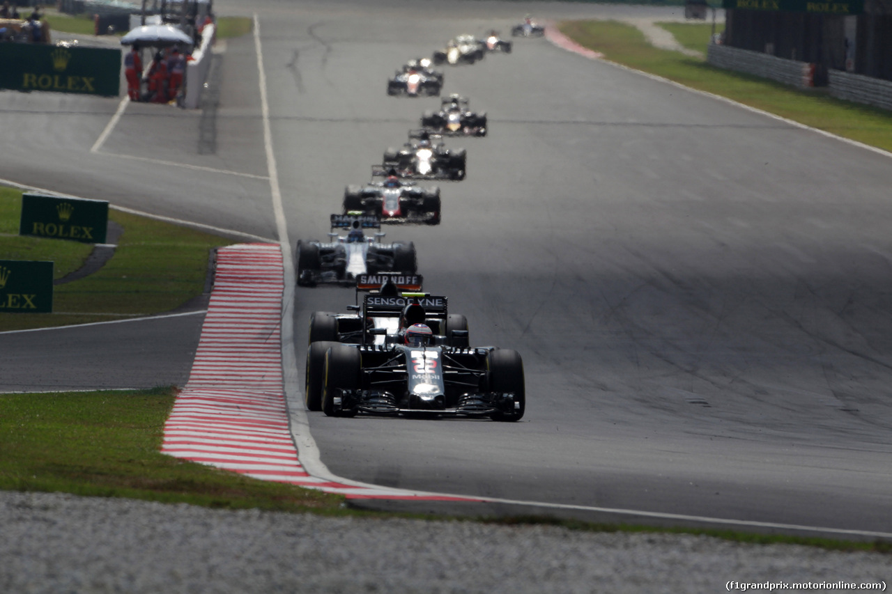 GP MALESIA, 02.10.2016 - Gara, Jenson Button (GBR)  McLaren Honda MP4-31