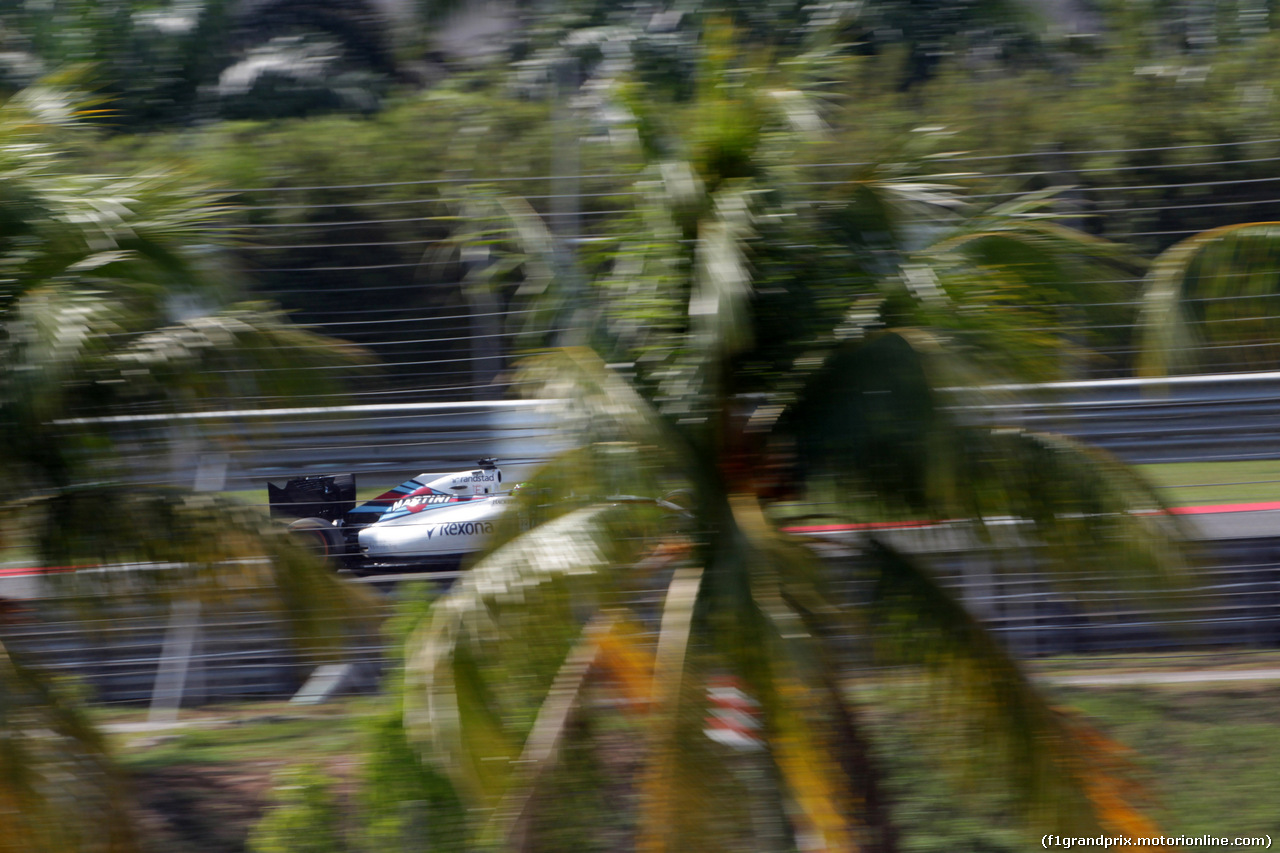 GP MALESIA, 02.10.2016 - Gara, Felipe Massa (BRA) Williams FW38