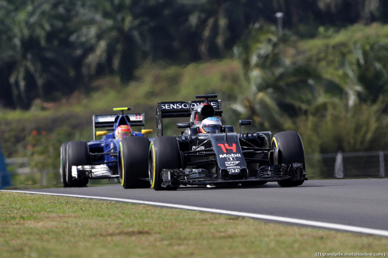 GP MALESIA, 02.10.2016 - Gara, Fernando Alonso (ESP) McLaren Honda MP4-31