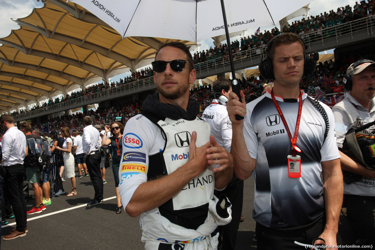 GP MALESIA, 02.10.2016 - Gara, Jenson Button (GBR)  McLaren Honda MP4-31