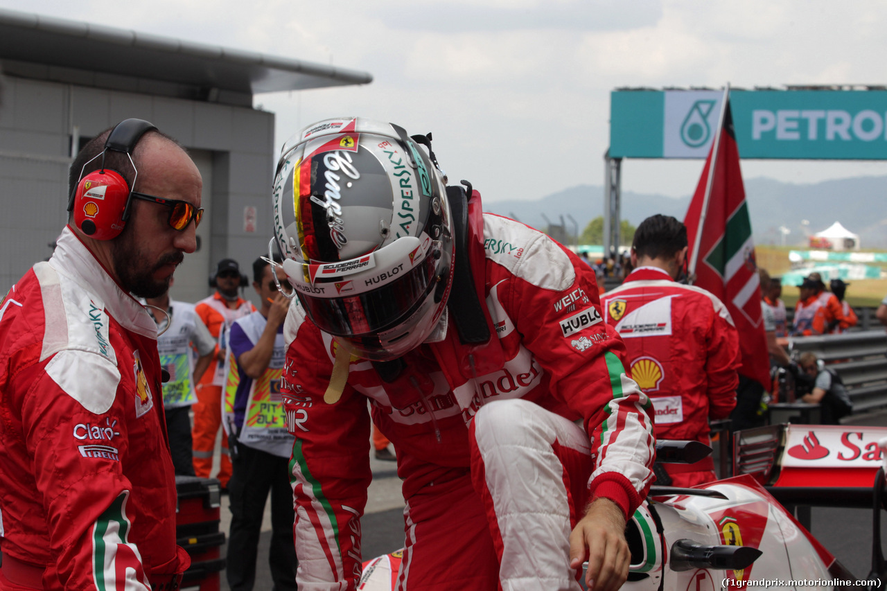 GP MALESIA, 02.10.2016 - Gara, Sebastian Vettel (GER) Ferrari SF16-H