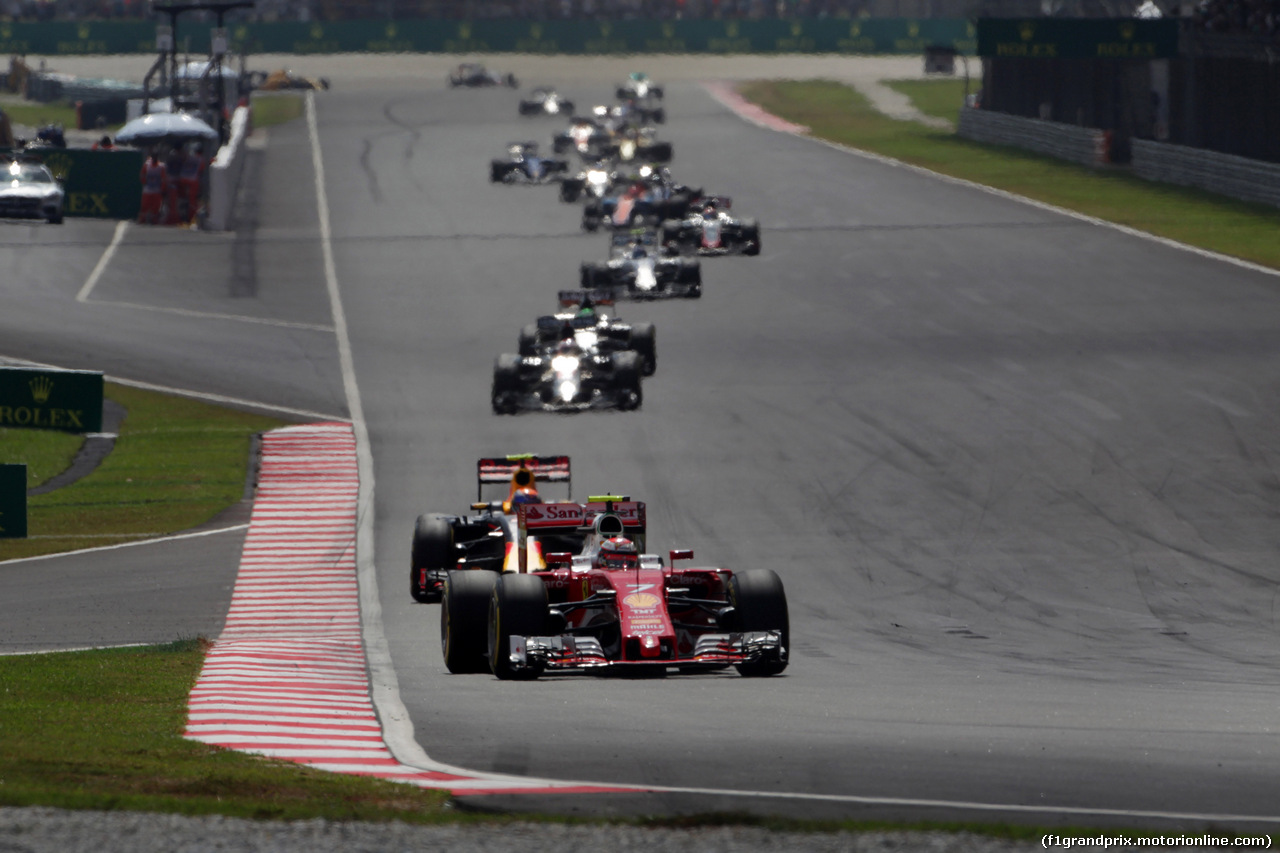 GP MALESIA, 02.10.2016 - Gara, Kimi Raikkonen (FIN) Ferrari SF16-H