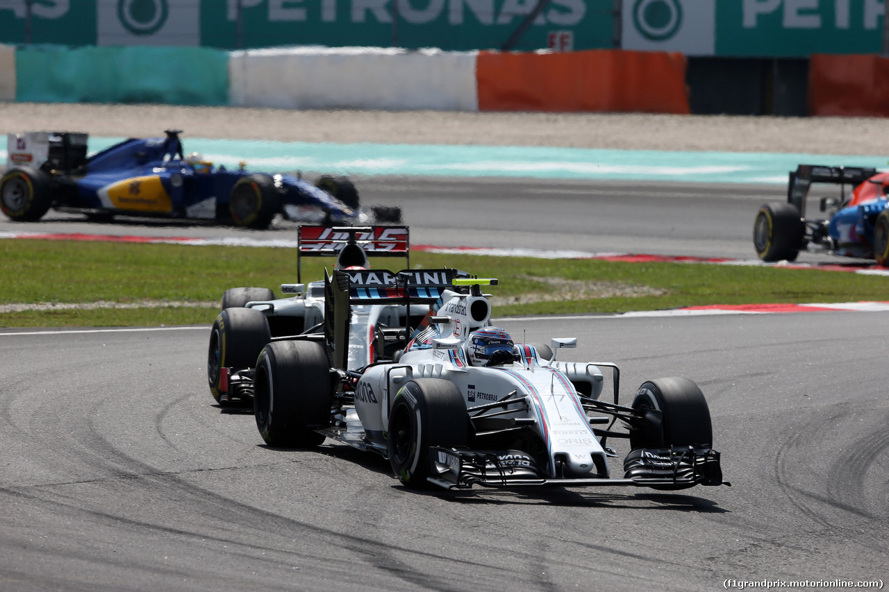 GP MALESIA, 02.10.2016 - Gara, Valtteri Bottas (FIN) Williams FW38