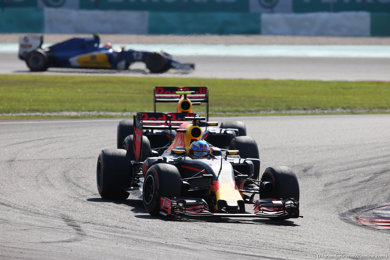 GP MALESIA, 02.10.2016 - Gara, Daniel Ricciardo (AUS) Red Bull Racing RB12