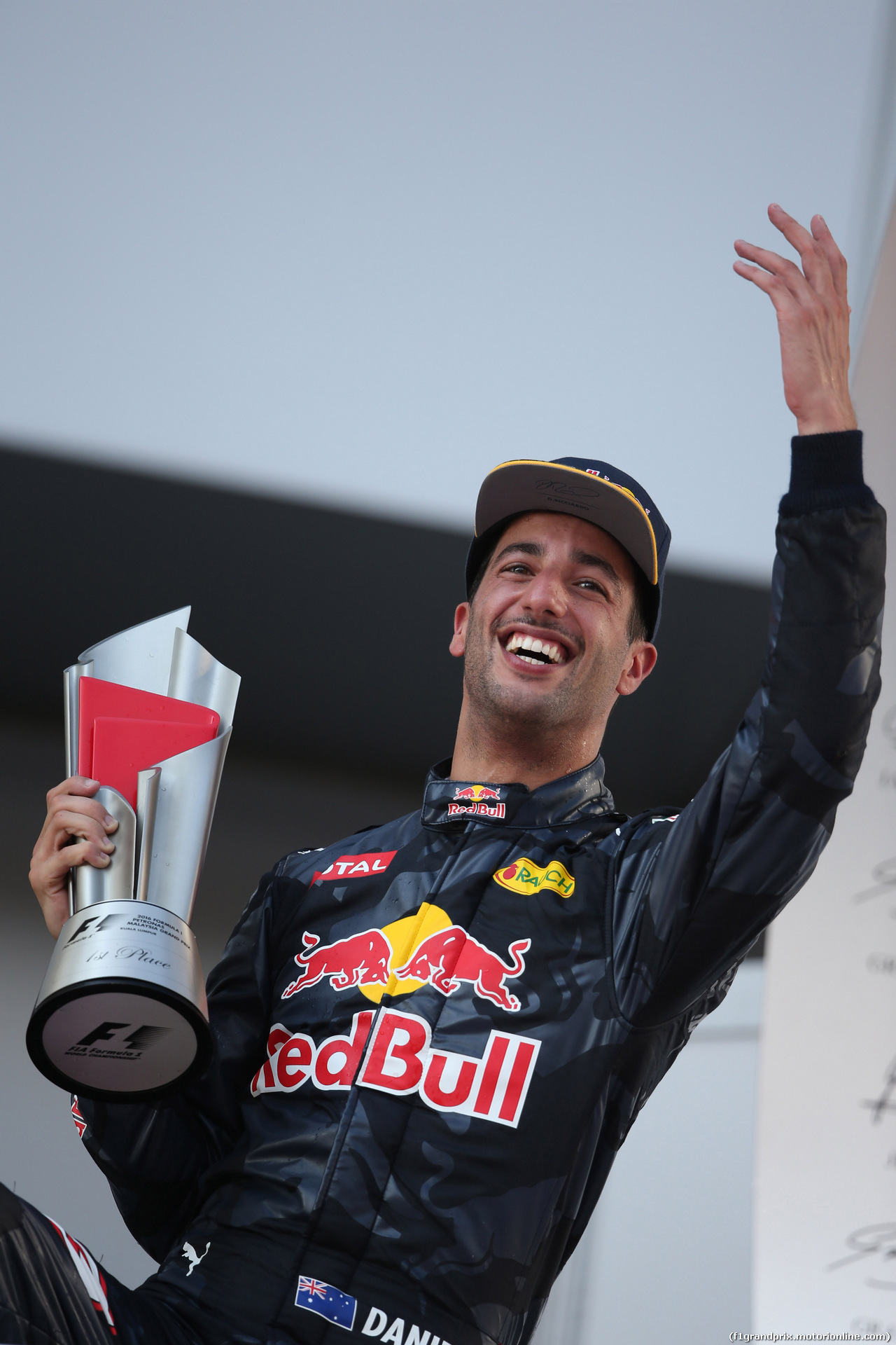 GP MALESIA, 02.10.2016 - Gara, Daniel Ricciardo (AUS) Red Bull Racing RB12 vincitore