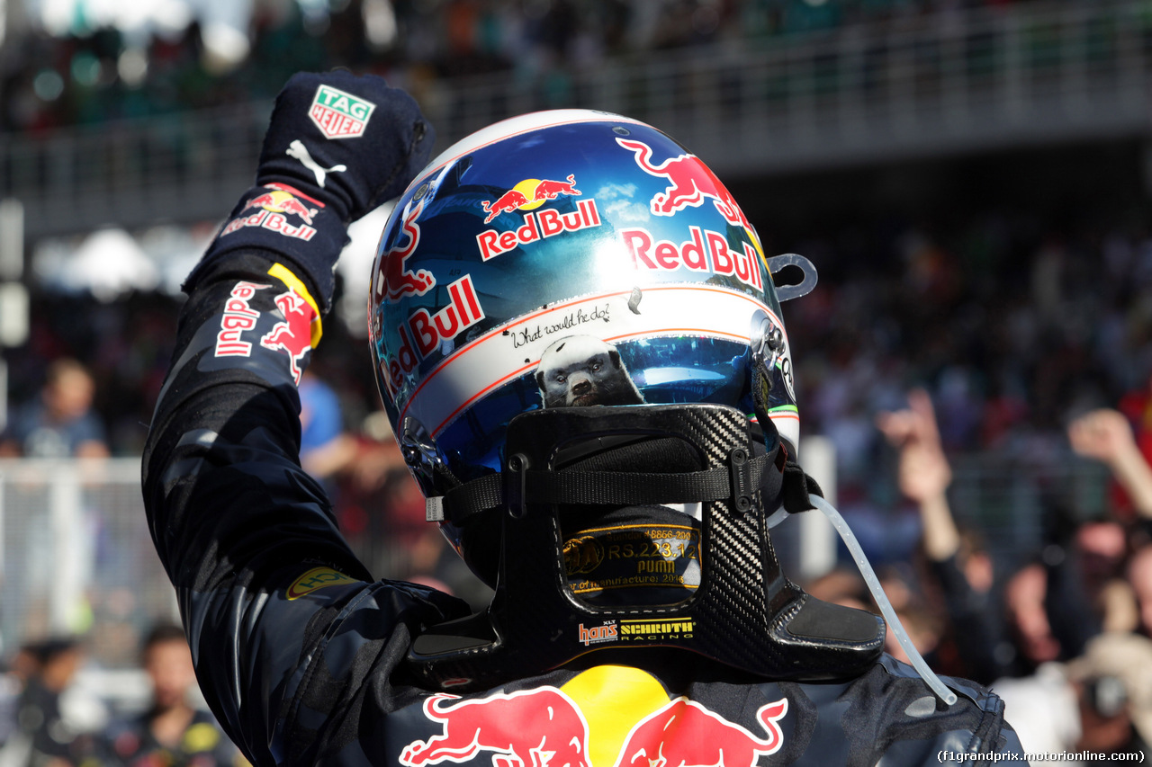 GP MALESIA, 02.10.2016 - Gara, Daniel Ricciardo (AUS) Red Bull Racing RB12 vincitore