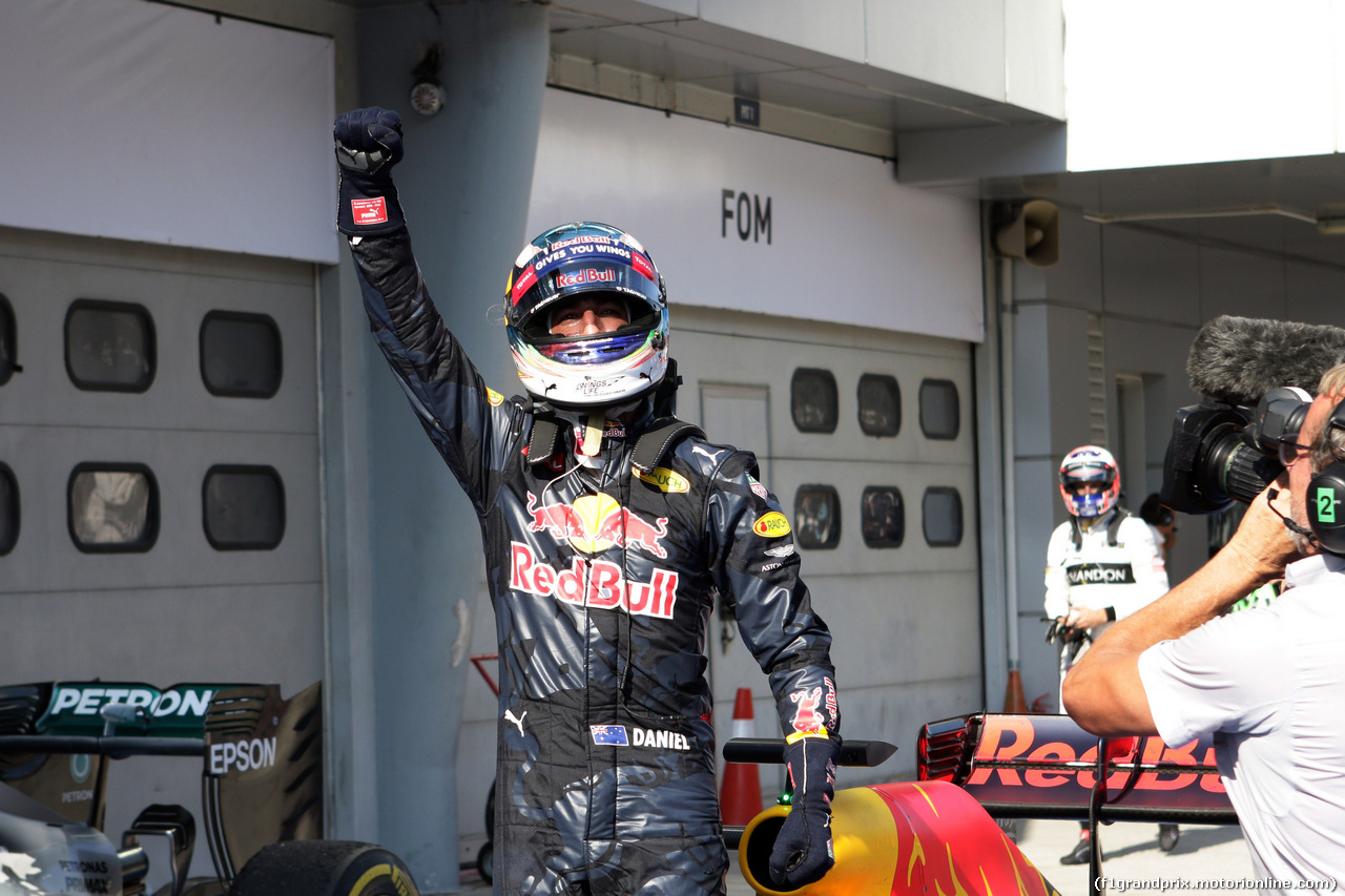 GP MALESIA, 02.10.2016 - Gara, Daniel Ricciardo (AUS) Red Bull Racing RB12
