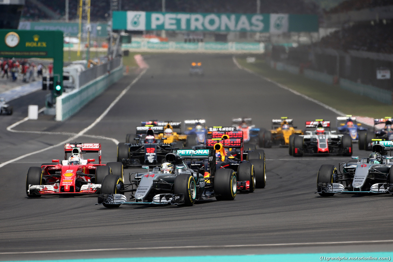 GP MALESIA, 02.10.2016 - Gara, Start of the race