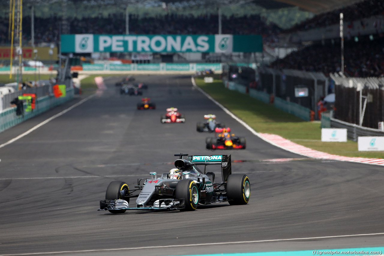 GP MALESIA, 02.10.2016 - Gara, Lewis Hamilton (GBR) Mercedes AMG F1 W07 Hybrid
