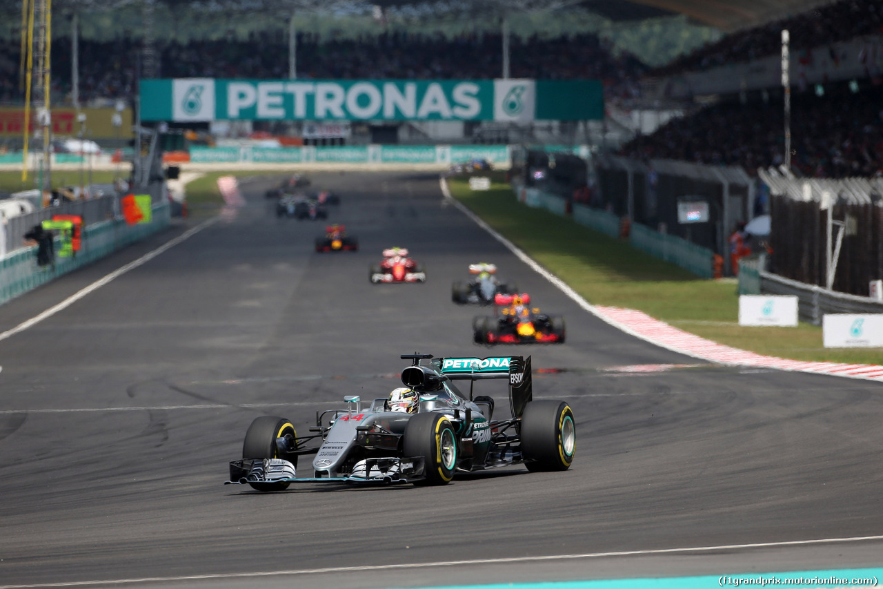 GP MALESIA, 02.10.2016 - Gara, Lewis Hamilton (GBR) Mercedes AMG F1 W07 Hybrid