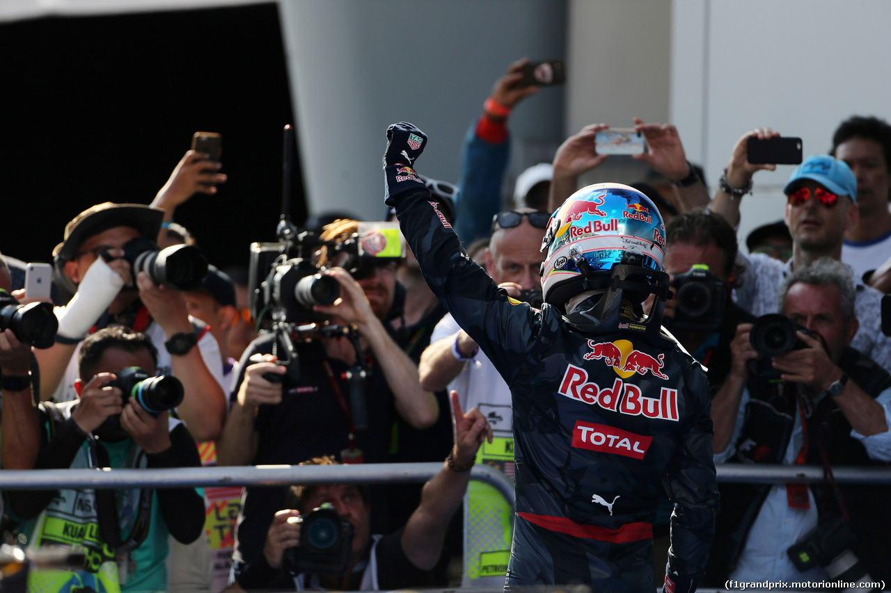 GP MALESIA, 02.10.2016 - Gara, Daniel Ricciardo (AUS) Red Bull Racing RB12 vincitore