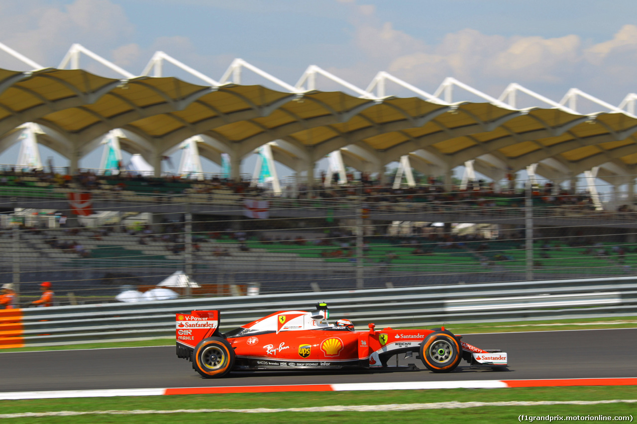 GP MALESIA, 02.10.2016 - Gara, Kimi Raikkonen (FIN) Ferrari SF16-H