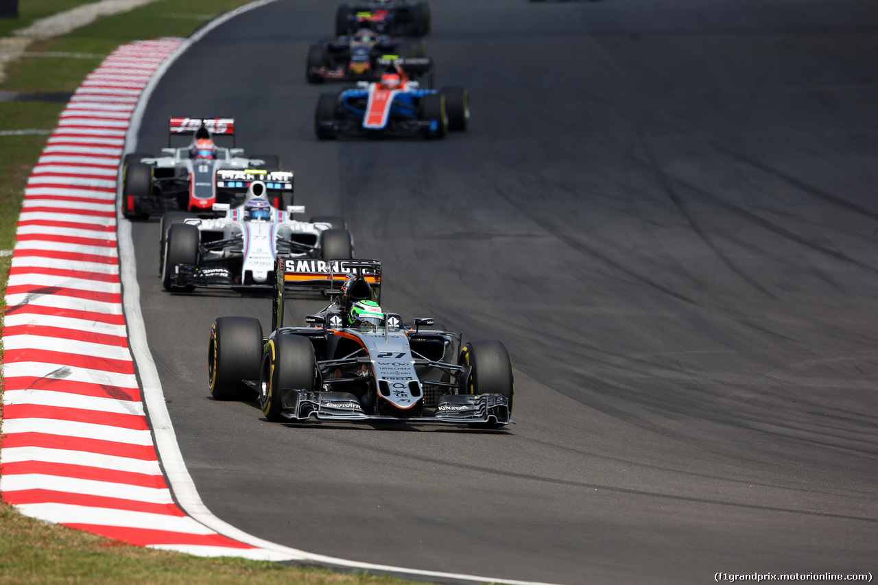 GP MALESIA, 02.10.2016 - Gara, Nico Hulkenberg (GER) Sahara Force India F1 VJM09