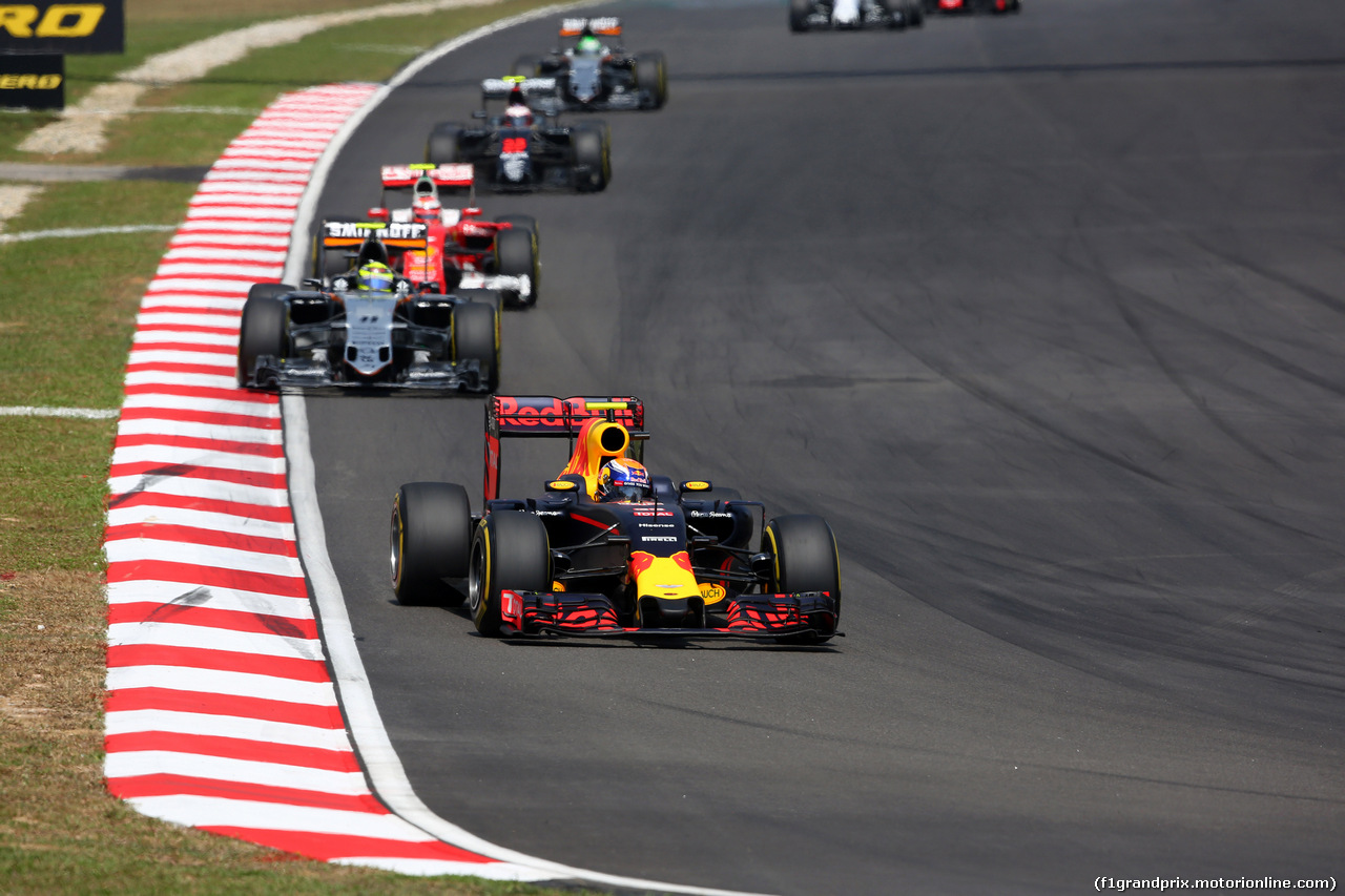 GP MALESIA, 02.10.2016 - Gara, Max Verstappen (NED) Red Bull Racing RB12