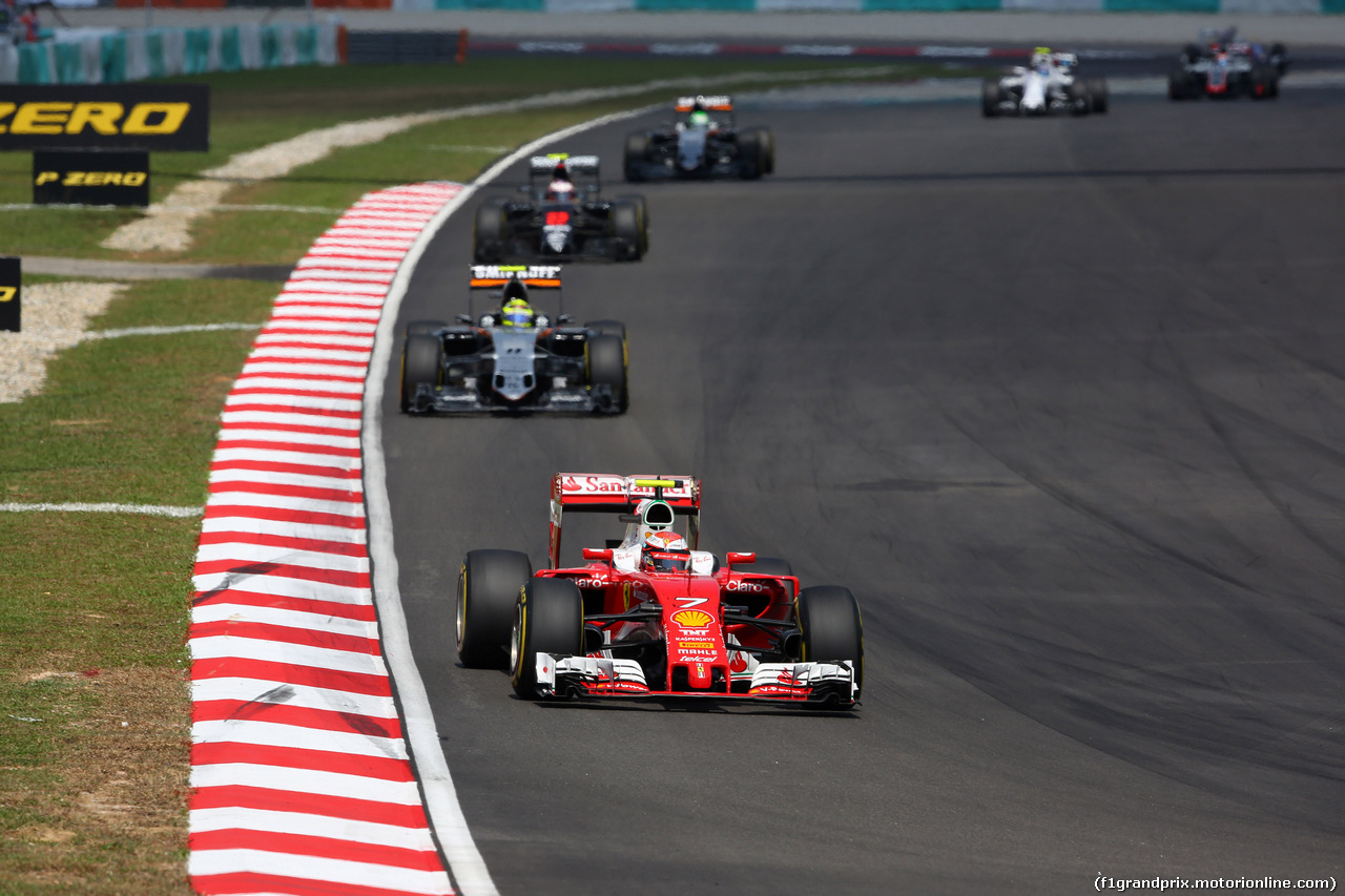 GP MALESIA, 02.10.2016 - Gara, Kimi Raikkonen (FIN) Ferrari SF16-H