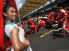 GP MALESIA, 02.10.2016 - Gara, griglia Ragazza e Sebastian Vettel (GER) Ferrari SF16-H