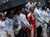 GP MALESIA, 02.10.2016 - Gara, The drives observe the national anthem