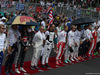 GP MALESIA, 02.10.2016 - Gara, The drives observe the national anthem