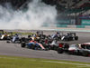 GP MALESIA, 02.10.2016 - Gara, Start of the race, Esteban Ocon (FRA) Manor Racing MRT05 e Romain Grosjean (FRA) Haas F1 Team VF-16