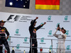 GP MALESIA, 02.10.2016 - Gara, secondo Max Verstappen (NED) Red Bull Racing RB12, Daniel Ricciardo (AUS) Red Bull Racing RB12 vincitore e terzo Nico Rosberg (GER) Mercedes AMG F1 W07 Hybrid