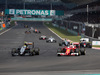 GP MALESIA, 02.10.2016 - Gara, Sergio Perez (MEX) Sahara Force India F1 VJM09 e Kimi Raikkonen (FIN) Ferrari SF16-H