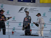 GP MALESIA, 02.10.2016 - Gara, secondo Max Verstappen (NED) Red Bull Racing RB12, Daniel Ricciardo (AUS) Red Bull Racing RB12 vincitore e terzo Nico Rosberg (GER) Mercedes AMG F1 W07 Hybrid