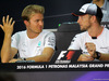 GP MALESIA, 29.09.2016 - Conferenza Stampa, Nico Rosberg (GER) Mercedes AMG F1 W07 Hybrid e Jenson Button (GBR)  McLaren Honda MP4-31