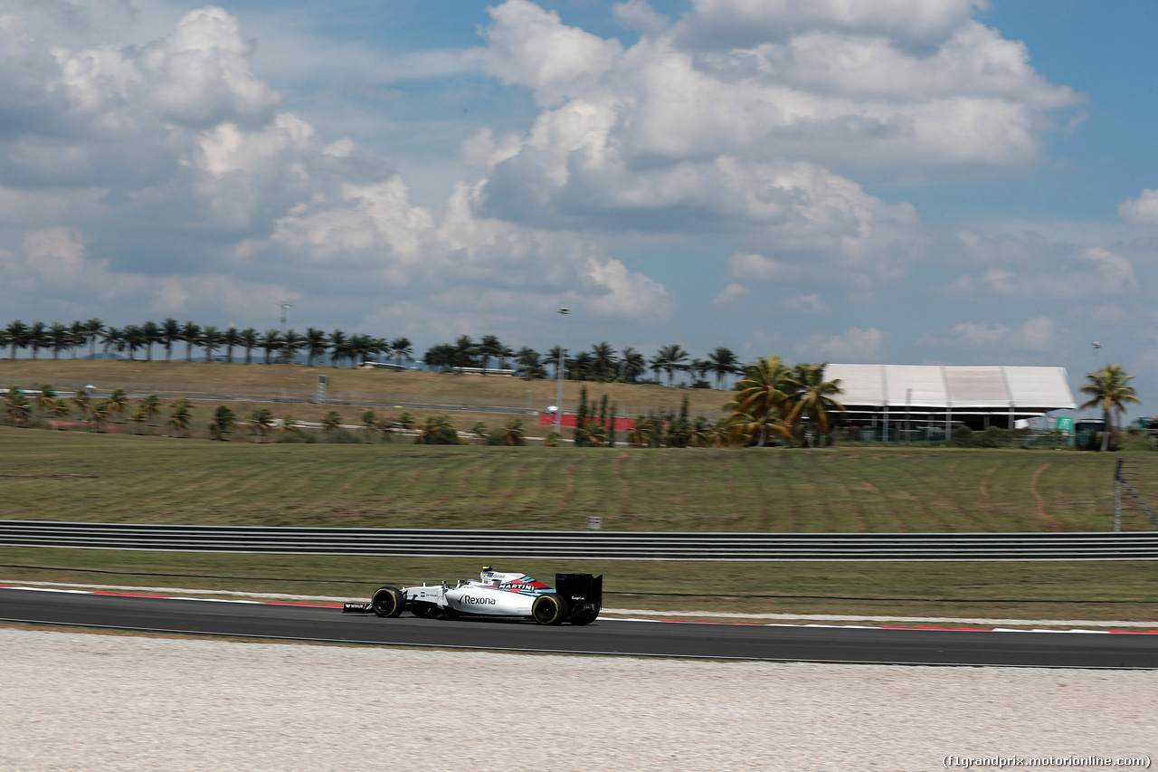 GP MALESIA, 30.09.2016 - Prove Libere 2, Valtteri Bottas (FIN) Williams FW38