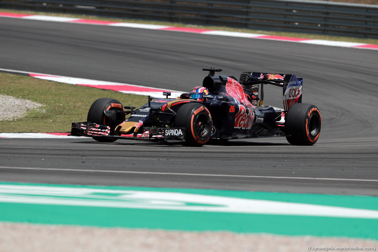 GP MALESIA, 30.09.2016 - Prove Libere 2, Daniil Kvyat (RUS) Scuderia Toro Rosso STR11