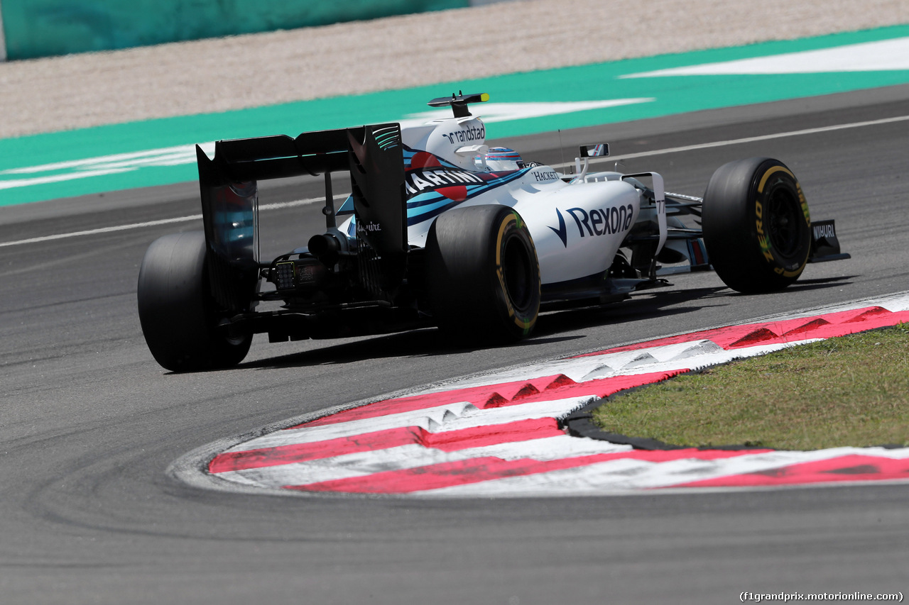 GP MALESIA, 30.09.2016 - Prove Libere 2, Valtteri Bottas (FIN) Williams FW38