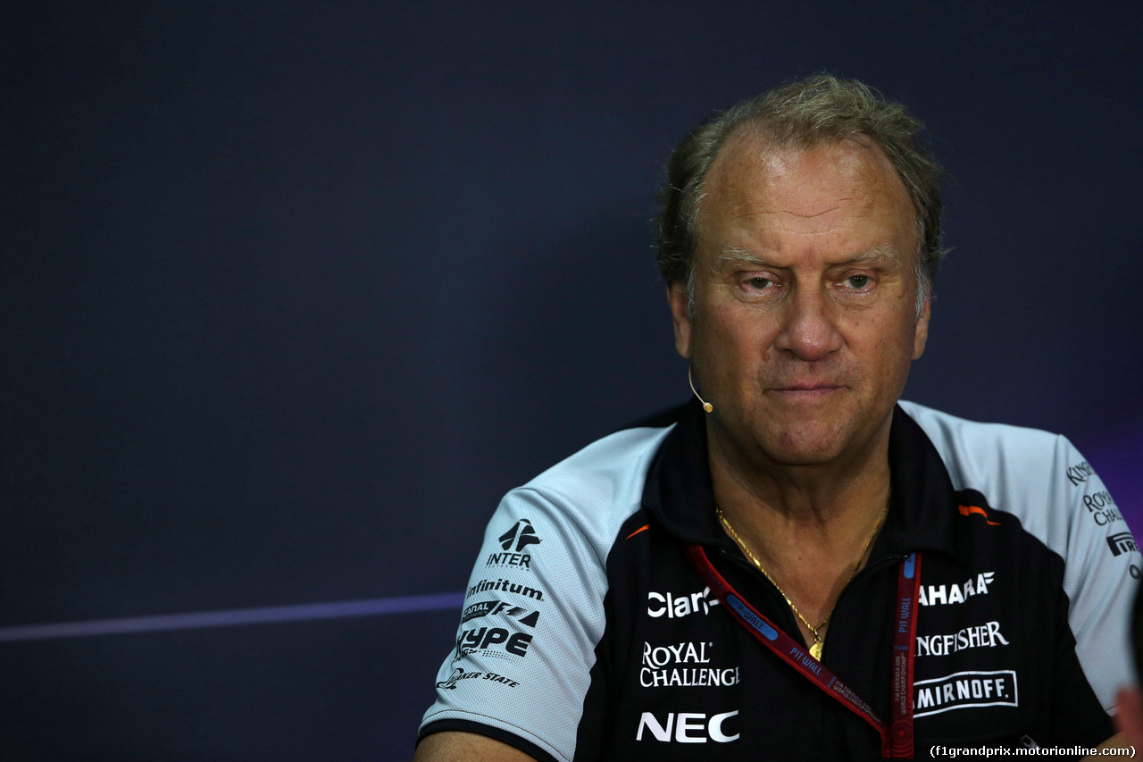 GP MALESIA, 30.09.2016 - Conferenza Stampa, Robert Fernley (GBR) Sahara Force India F1 Team Deputy Team Principal;