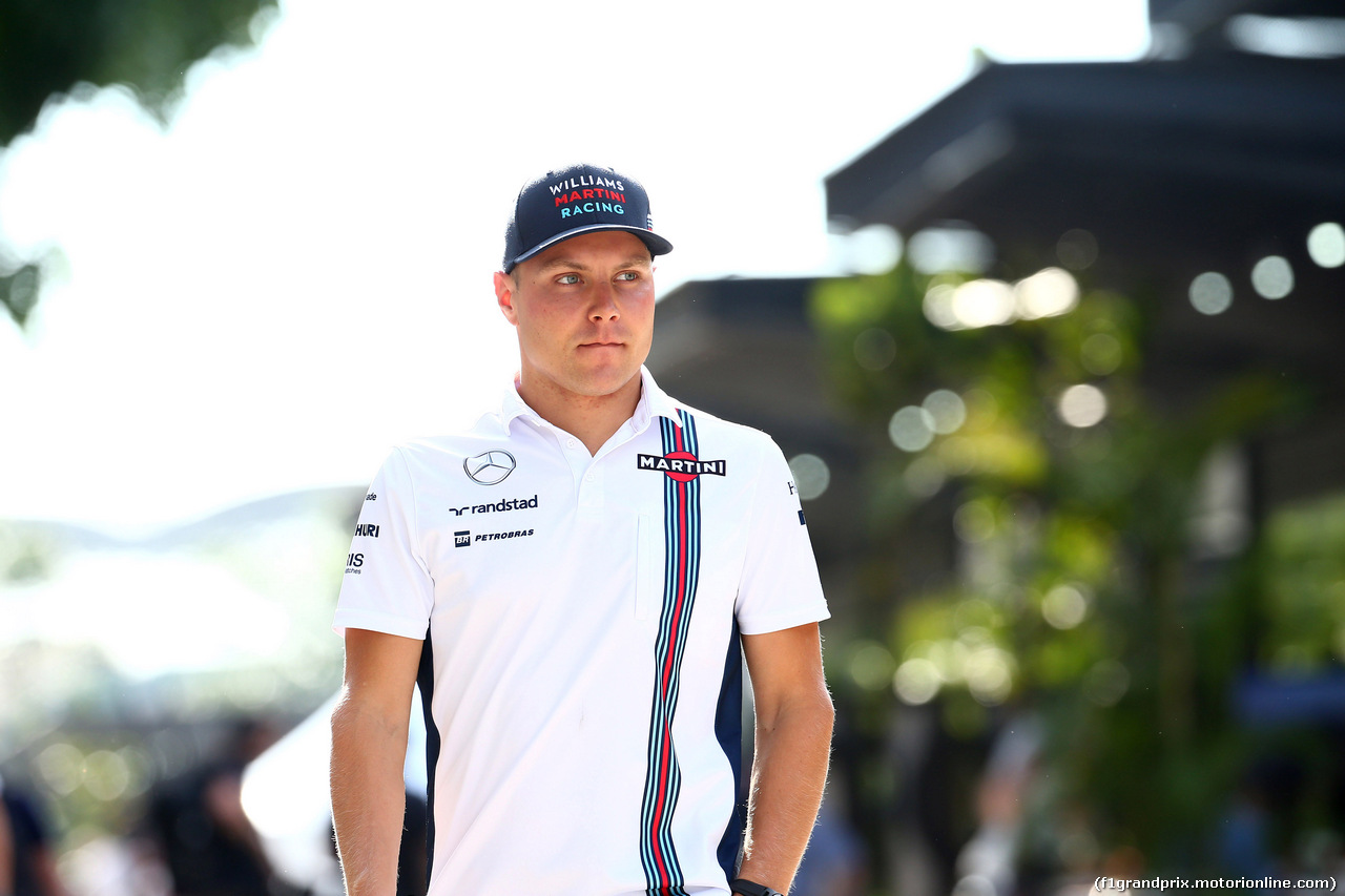 GP MALESIA, 30.09.2016 - Valtteri Bottas (FIN) Williams FW38