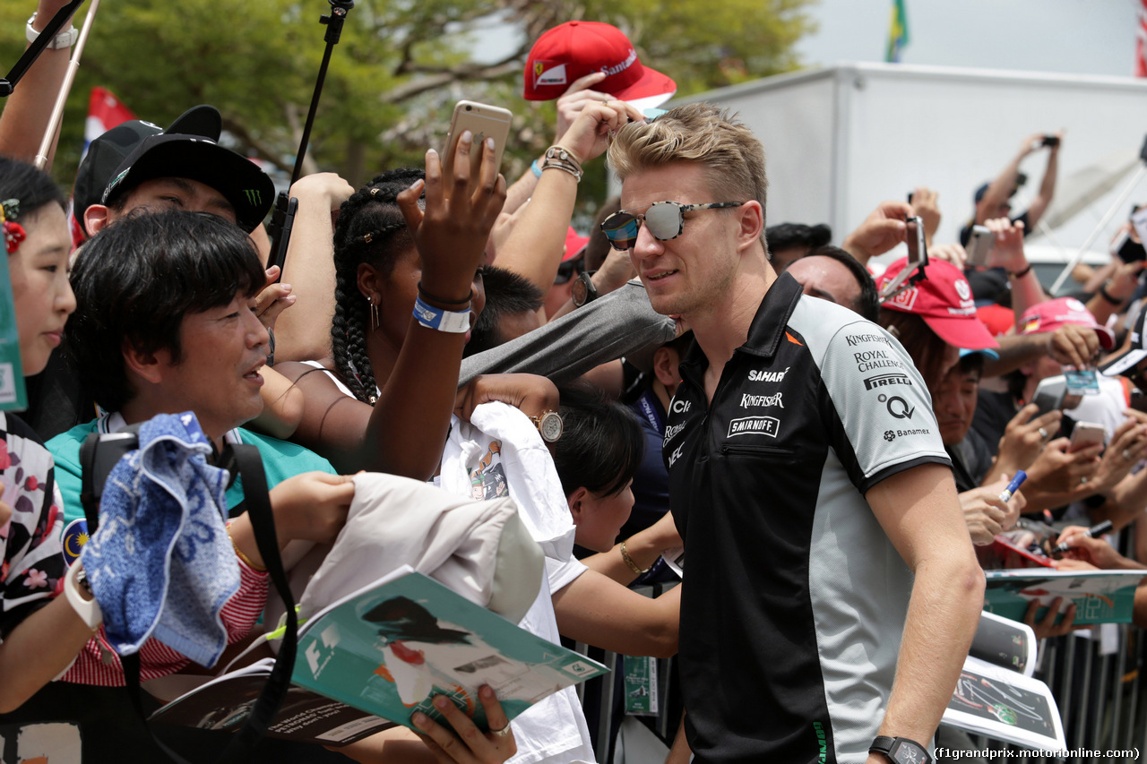 GP MALESIA, 01.10.2016 - Nico Hulkenberg (GER) Sahara Force India F1 VJM09
