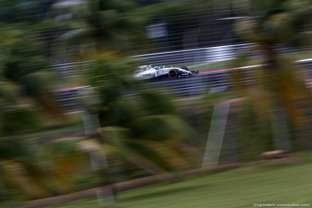 GP MALESIA, 01.10.2016 - Prove Libere 3, Felipe Massa (BRA) Williams FW38