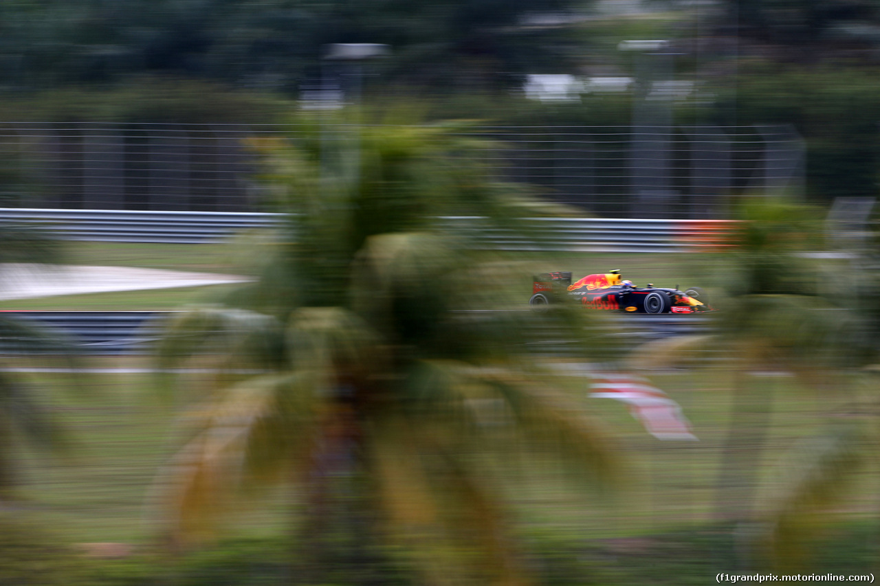 GP MALESIA, 01.10.2016 - Prove Libere 3, Max Verstappen (NED) Red Bull Racing RB12