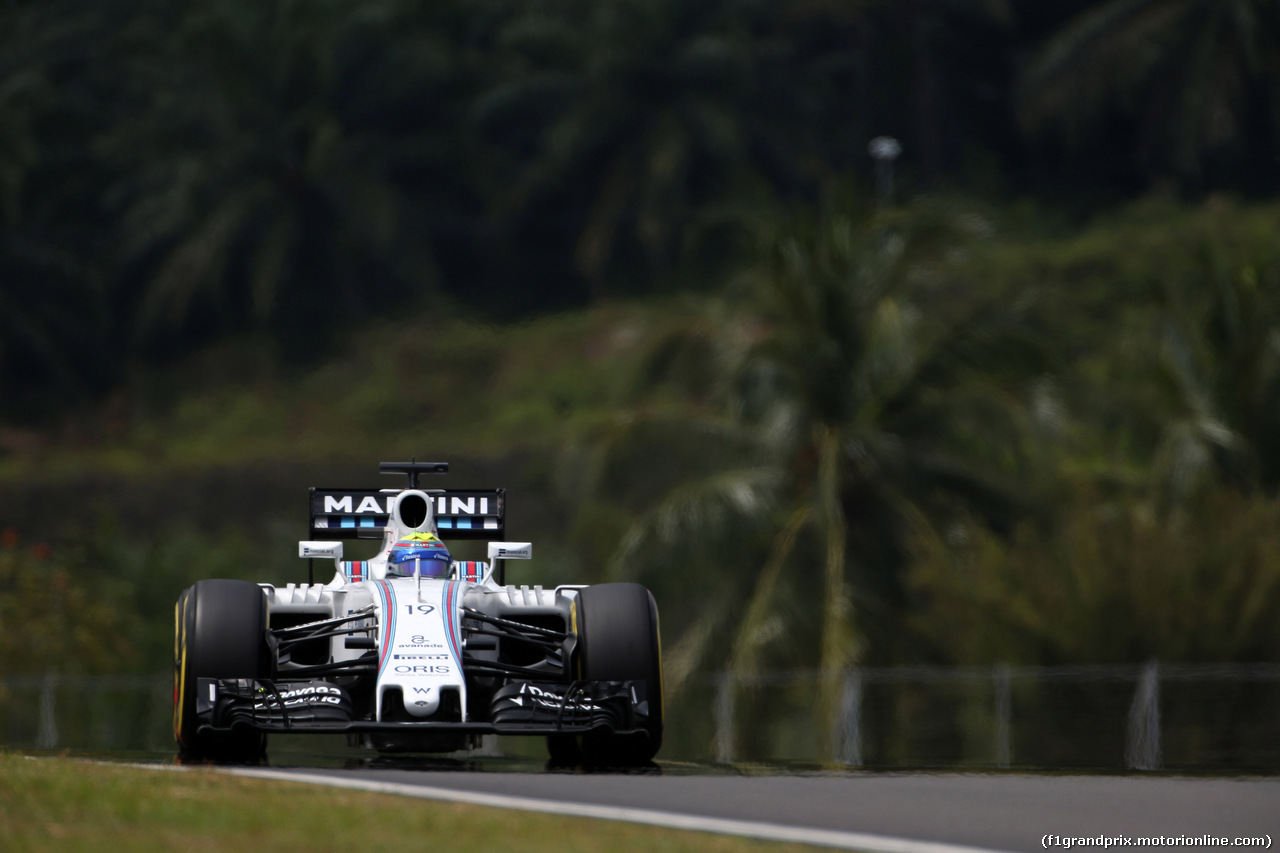 GP MALESIA, 01.10.2016 - Prove Libere 3, Felipe Massa (BRA) Williams FW38