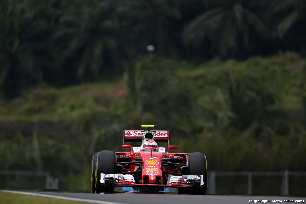 GP MALESIA, 01.10.2016 - Prove Libere 3, Kimi Raikkonen (FIN) Ferrari SF16-H