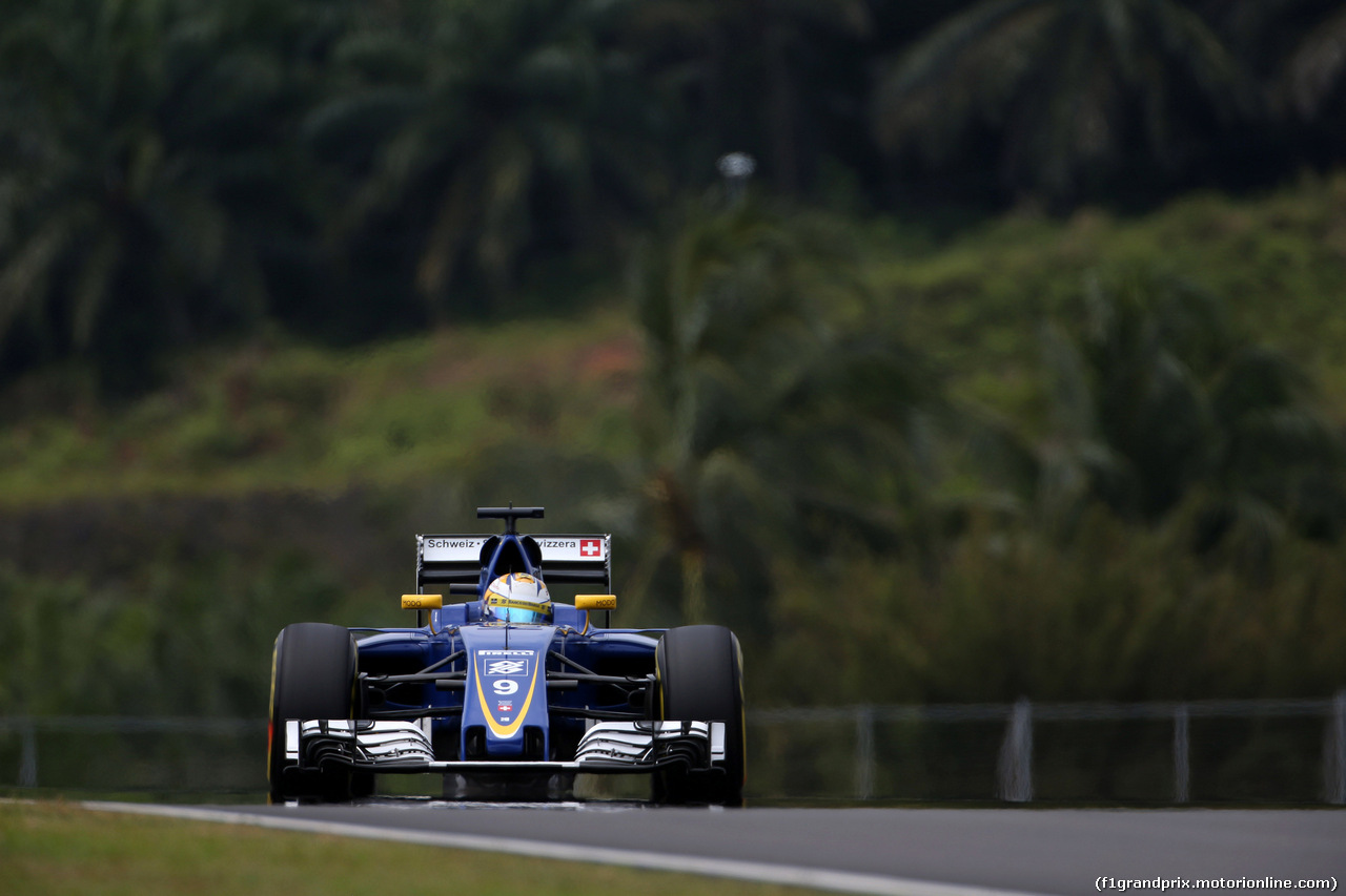 GP MALESIA, 01.10.2016 - Prove Libere 3, Marcus Ericsson (SUE) Sauber C34