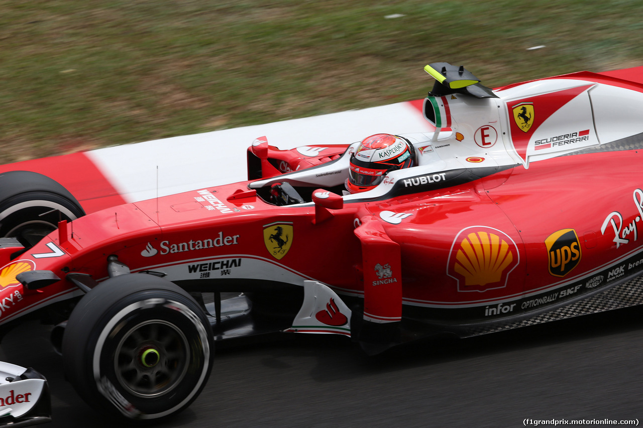 GP MALESIA, 01.10.2016 - Prove Libere 3, Kimi Raikkonen (FIN) Ferrari SF16-H