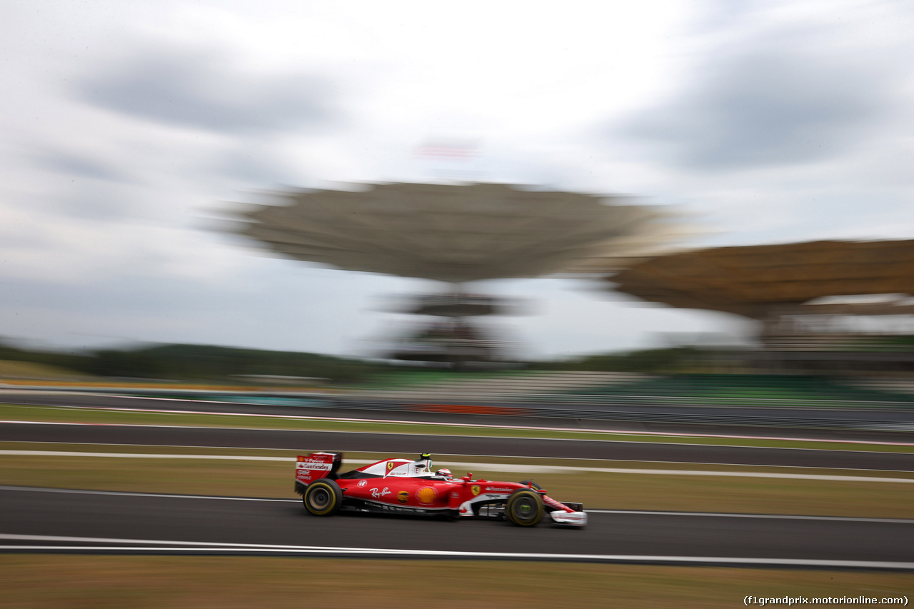 GP MALESIA, 01.10.2016 - Prove Libere 3, Kimi Raikkonen (FIN) Ferrari SF16-H