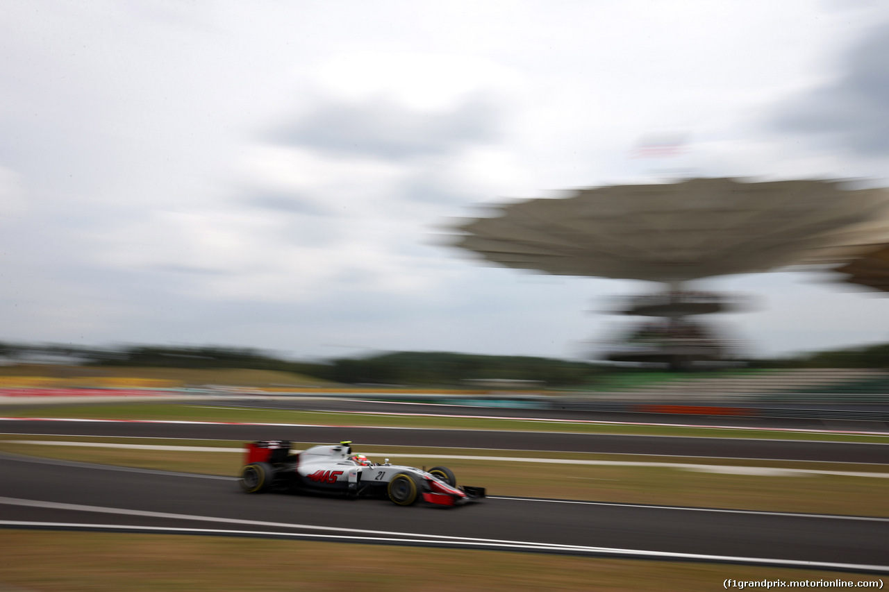 GP MALESIA, 01.10.2016 - Prove Libere 3, Esteban Gutierrez (MEX) Haas F1 Team VF-16