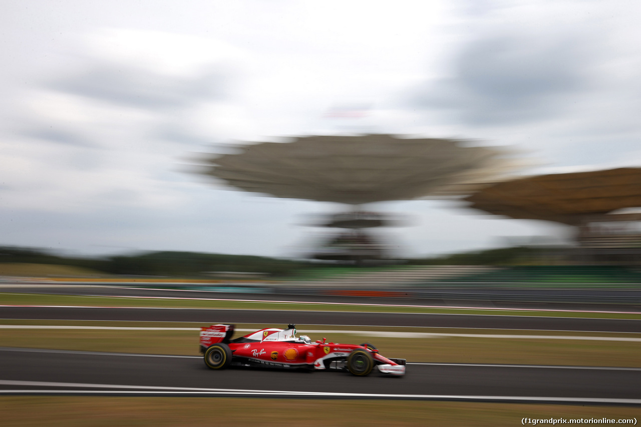 GP MALESIA, 01.10.2016 - Prove Libere 3, Sebastian Vettel (GER) Ferrari SF16-H