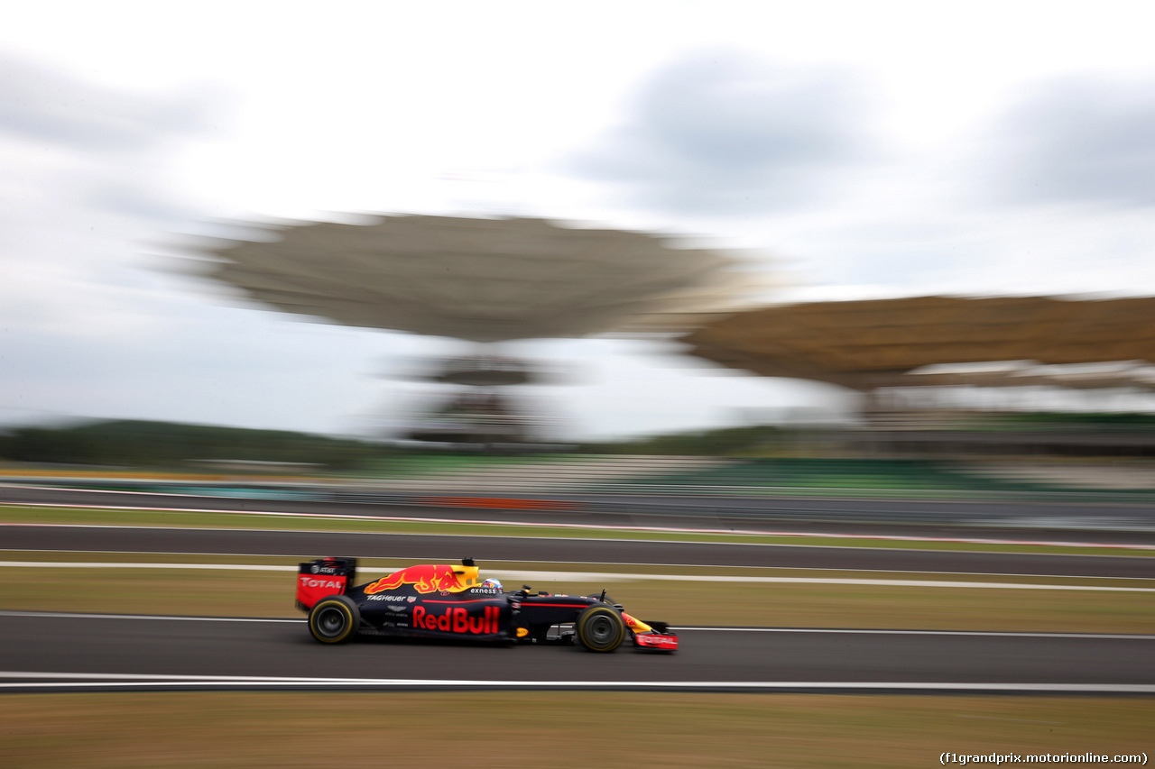 GP MALESIA, 01.10.2016 - Prove Libere 3, Daniel Ricciardo (AUS) Red Bull Racing RB12