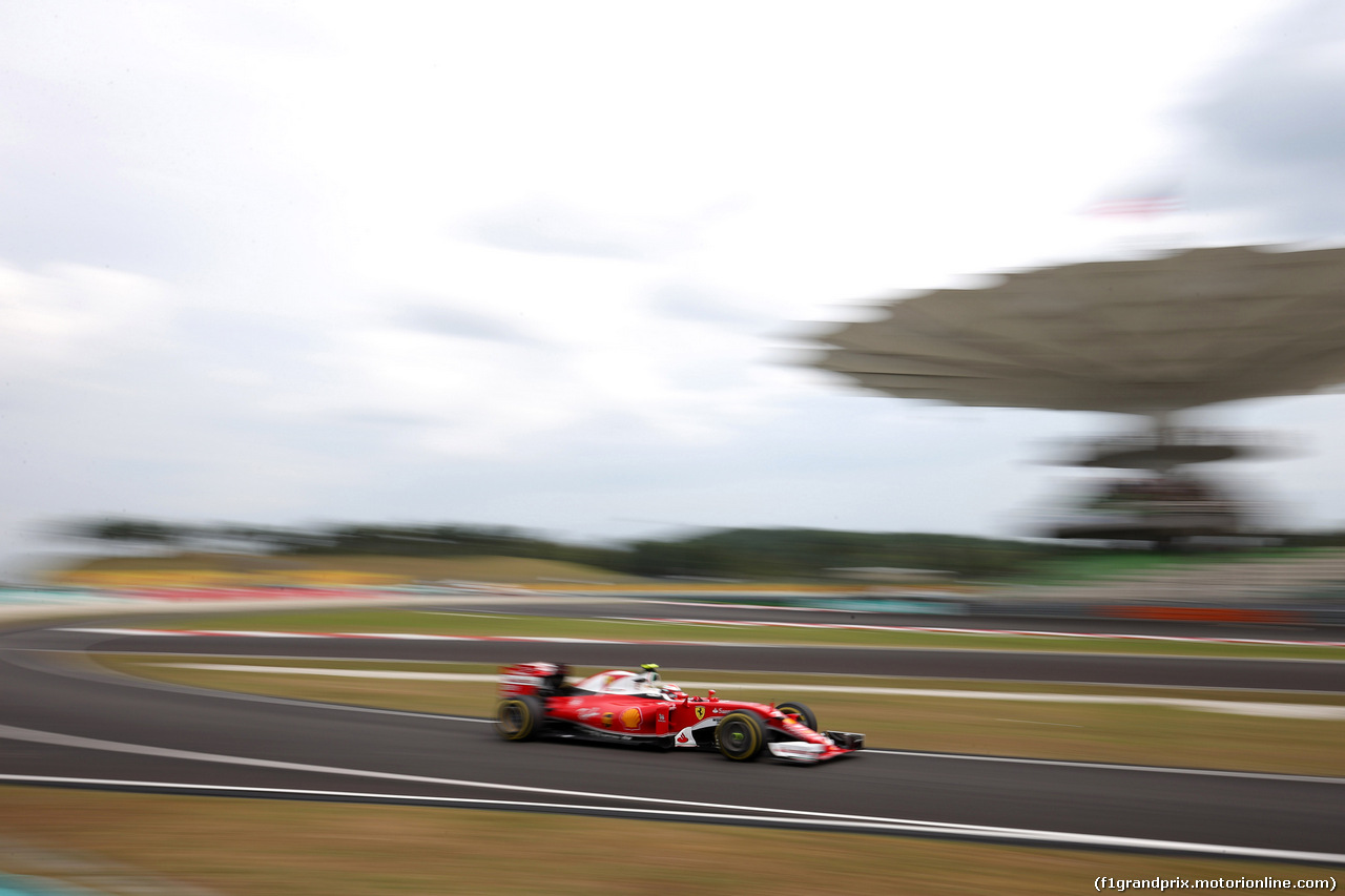 GP MALESIA, 01.10.2016 - Prove Libere 3, Kimi Raikkonen (FIN) Ferrari SF16-H