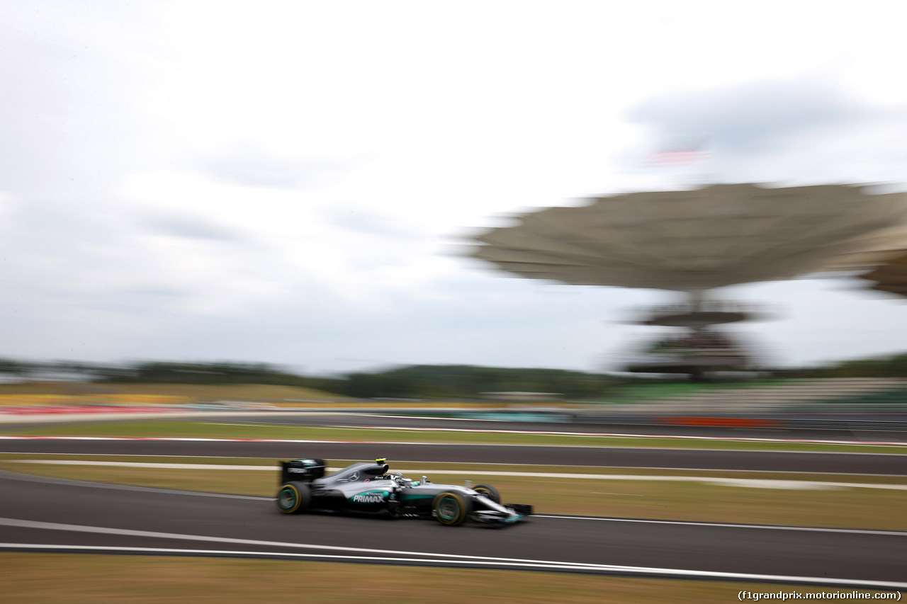 GP MALESIA, 01.10.2016 - Prove Libere 3, Nico Rosberg (GER) Mercedes AMG F1 W07 Hybrid