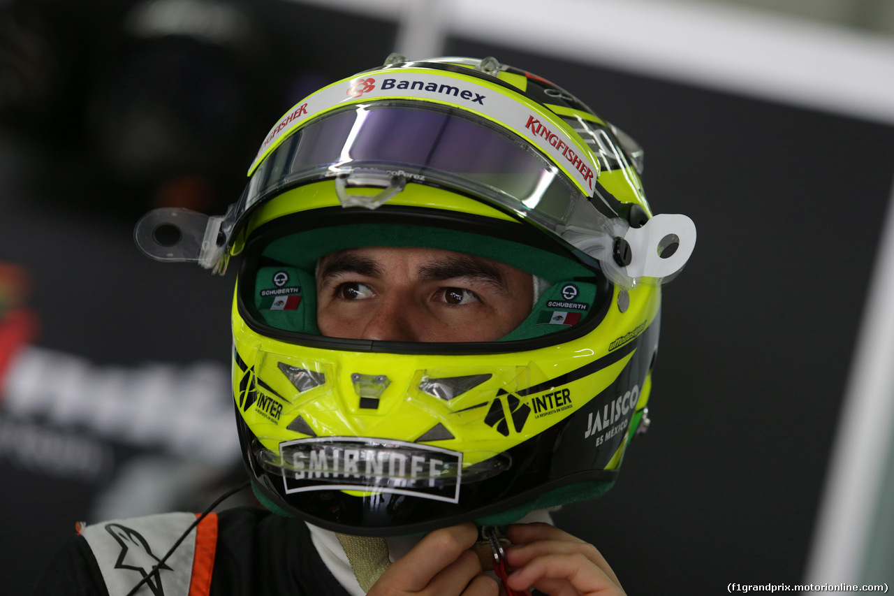 GP MALESIA, 01.10.2016 - Prove Libere 3, Sergio Perez (MEX) Sahara Force India F1 VJM09