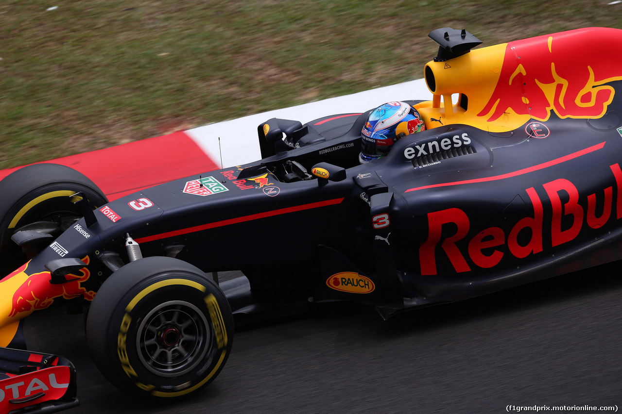 GP MALESIA, 01.10.2016 - Prove Libere 3, Daniel Ricciardo (AUS) Red Bull Racing RB12