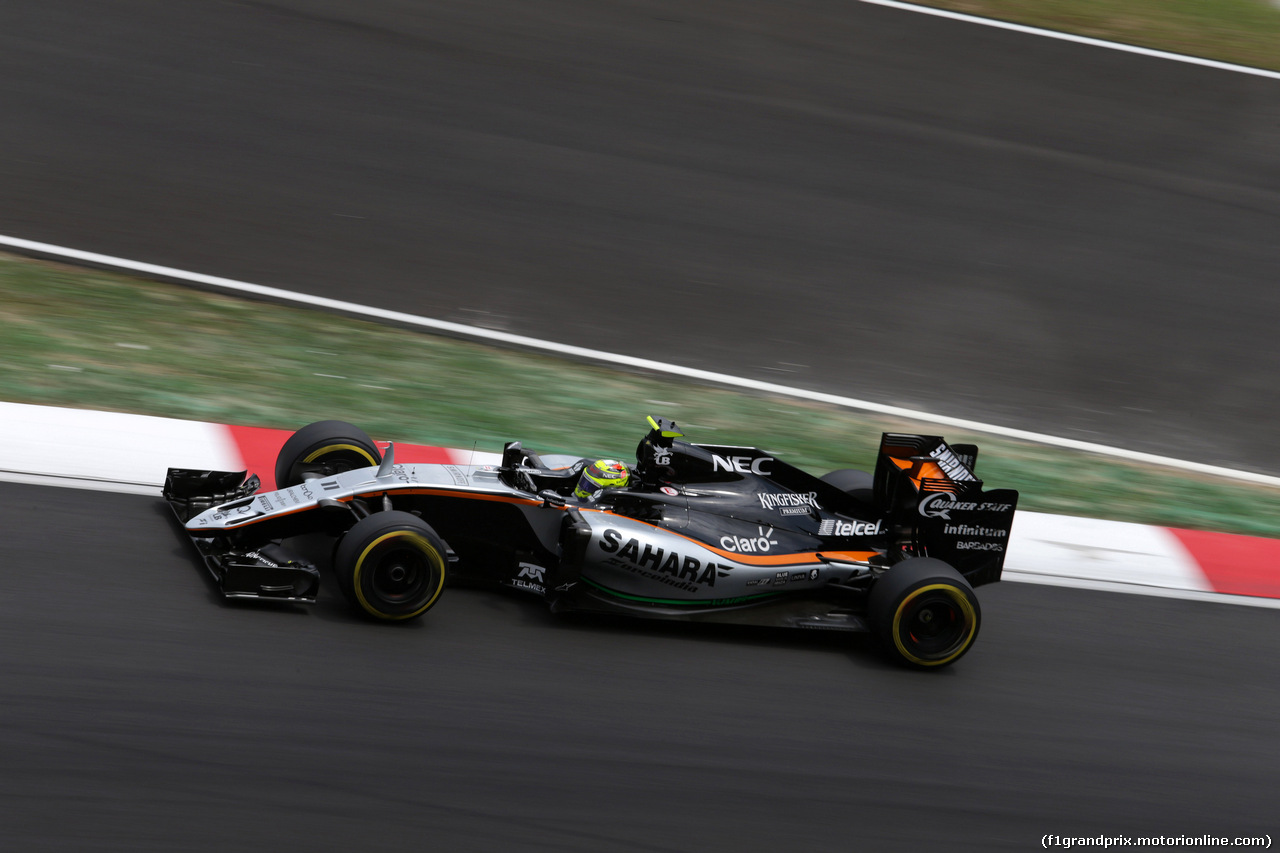 GP MALESIA, 01.10.2016 - Prove Libere 3, Sergio Perez (MEX) Sahara Force India F1 VJM09