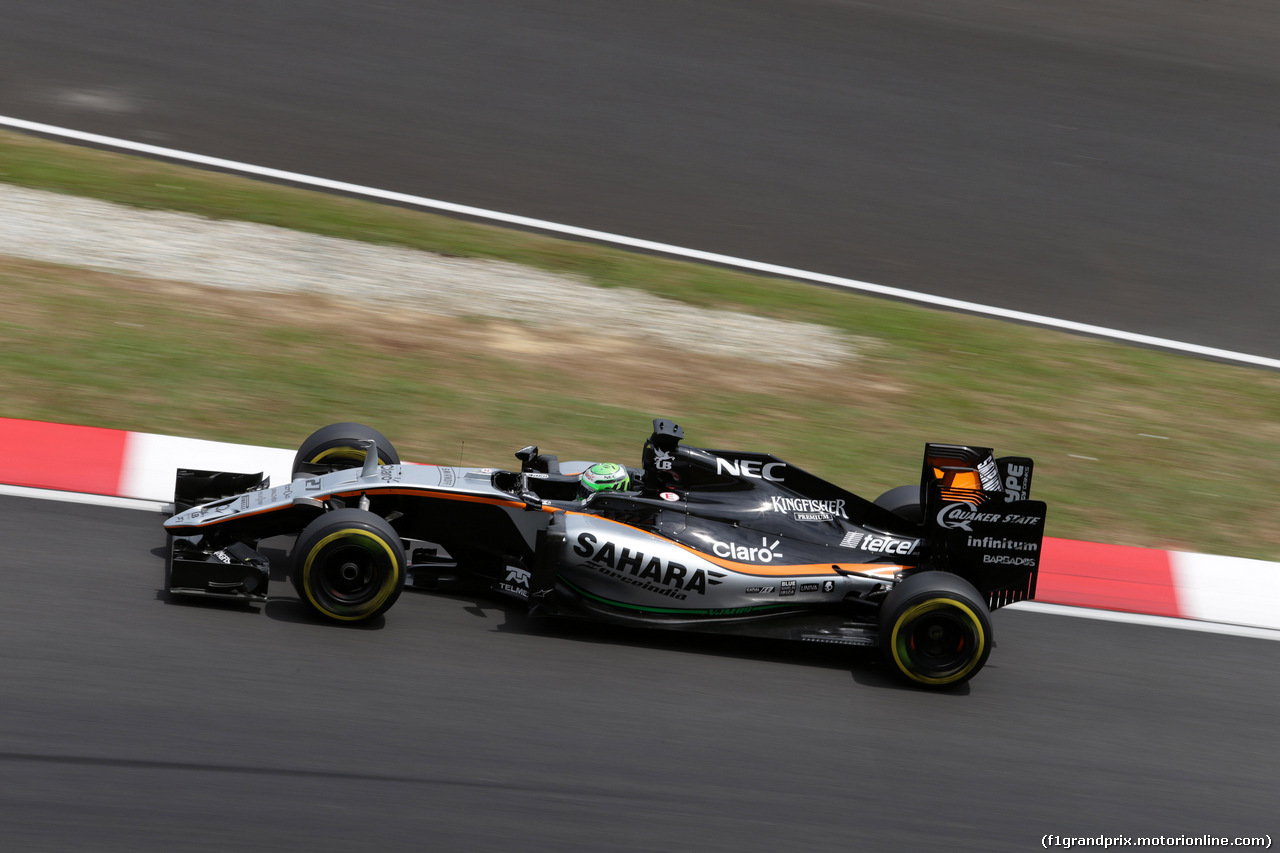 GP MALESIA, 01.10.2016 - Prove Libere 3, Nico Hulkenberg (GER) Sahara Force India F1 VJM09