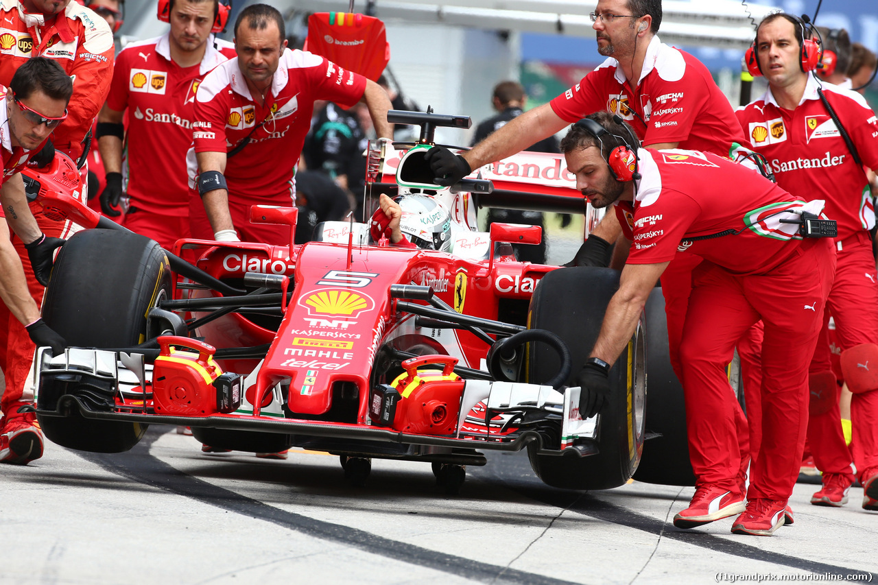 GP MALESIA, 01.10.2016 - Prove Libere 3, Sebastian Vettel (GER) Ferrari SF16-H